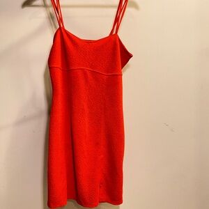 Double strap mini dress